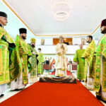 Archpriest Basil, rector of the Life-Giving Spring Church in Hot Springs, Arkansas, took part in the celebration of the patronal feast of the Cathedral of St. Matrona in Miami