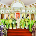 Archpriest Basil, rector of the Life-Giving Spring Church in Hot Springs, Arkansas, took part in the celebration of the patronal feast of the Cathedral of St. Matrona in Miami