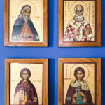 Icons with Relics of the Saints from St. Nicholas Monastery in Florida