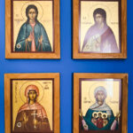 Icons with Relics of the Saints from St. Nicholas Monastery in Florida
