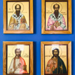 Icons with Relics of the Saints from St. Nicholas Monastery in Florida