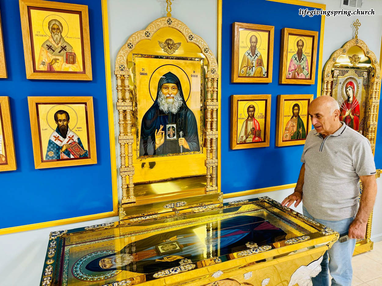 Православную церковь в Хот-Спрингсе посетил племянник преподобного Гавриила (Ургебадзе)
